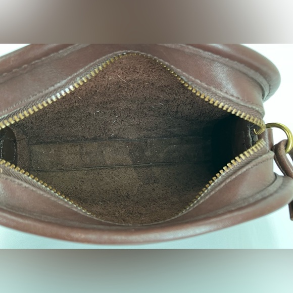 Vintage COACH Brown #9017 Abbie Zip Leather Bag - Picture 10 of 12